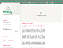 Tablet Screenshot of kontrax.sk